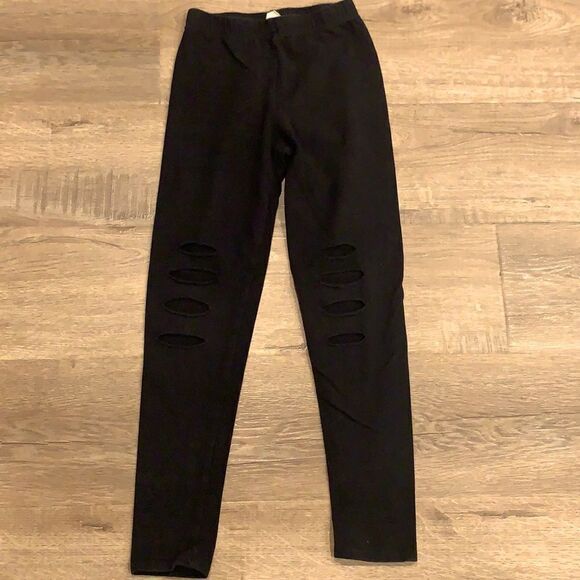 Rip black legging  - Picture 1 of 5